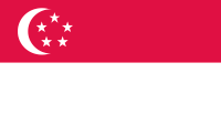 Singapur-Bandera-Asia